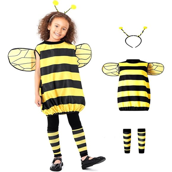 Other - Bee Costume Kit Women Kids Halloween Wings Hat Stockings Parent-Child